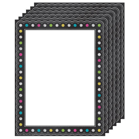 TEACHER CREATED RESOURCES Chalkboard Brights Computer Paper, PK300 TCR5837